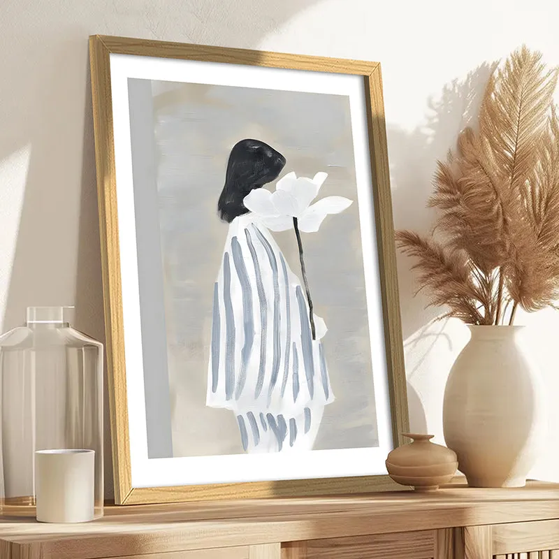Petal Lined Femme Wall Art media 1