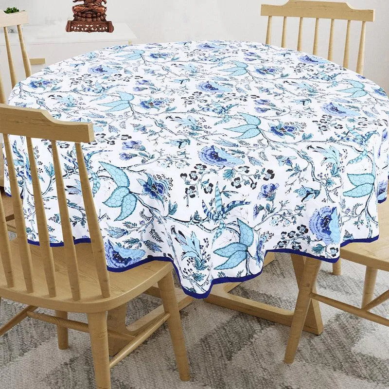 Muhina Table Cover (Blue) - Four Seater media 1