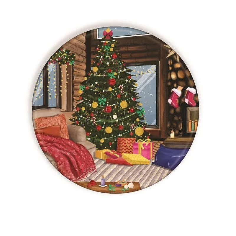 Santa Surprise Wall Plate media 3