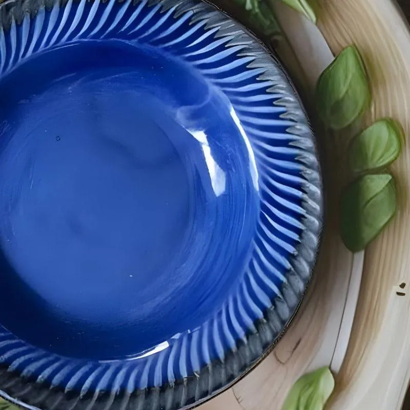 Massona Pasta Plate - Dark Blue media 3