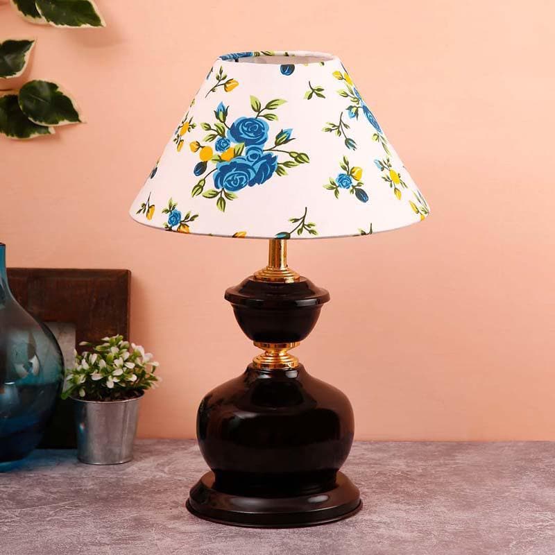 Floral Nirvana Cotton Table Lamp - Multicolor media 3