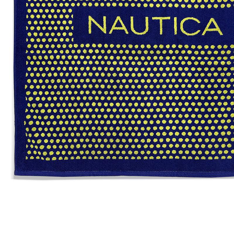 Nautica Silent Touch Cotton Bath Towel -  Green & Blue media 6