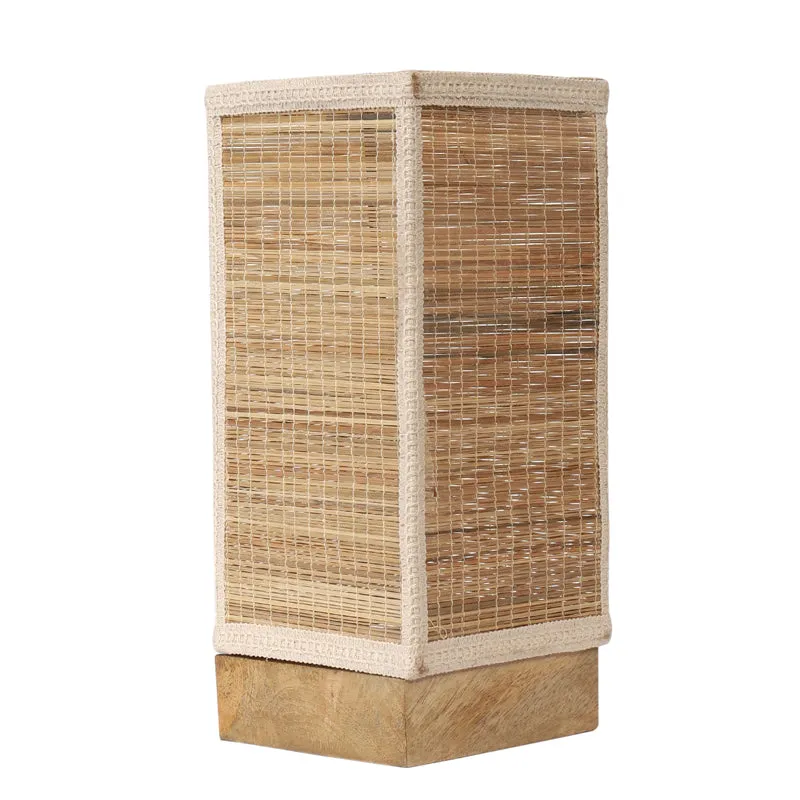 Seralya Bamboo Table Lamp - Beige media 6