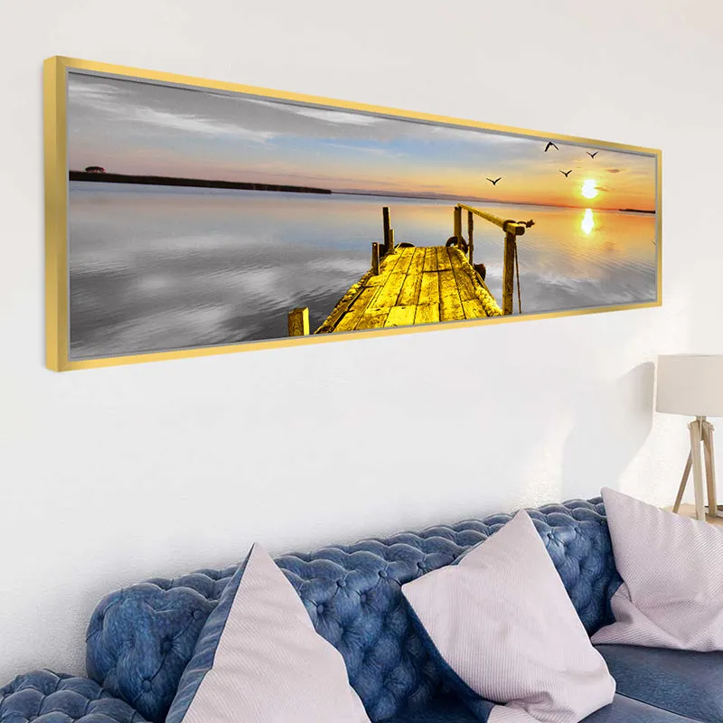 Sunset Pier Wall Art media 3