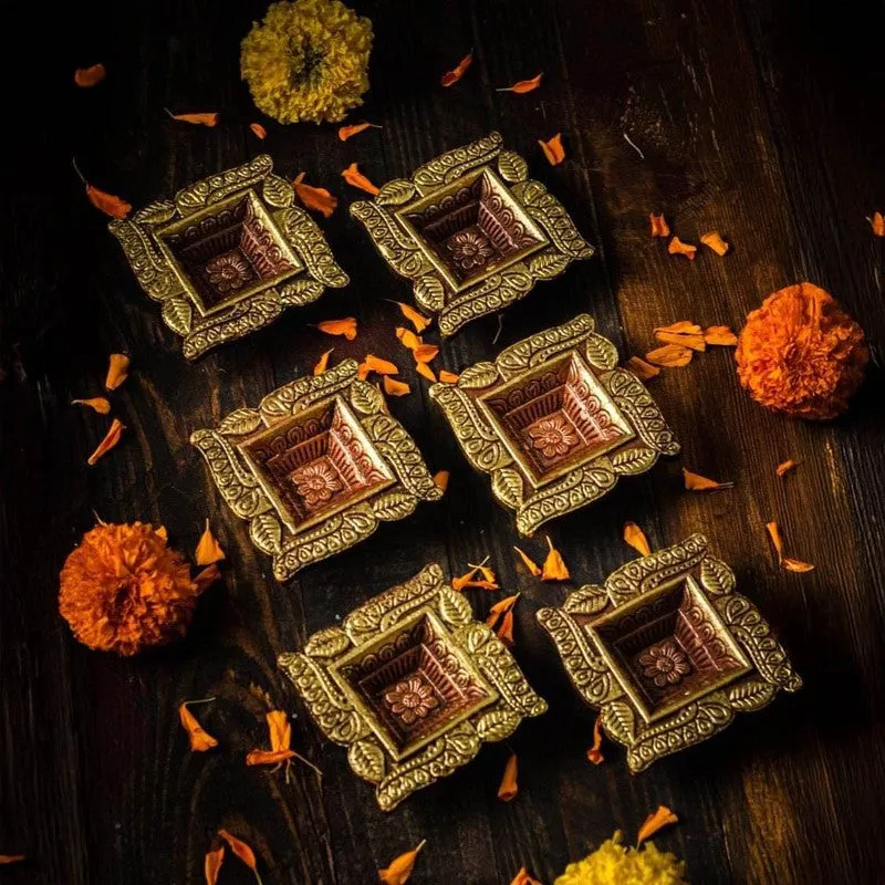 Swastik Diya - Set Of Eight media 7