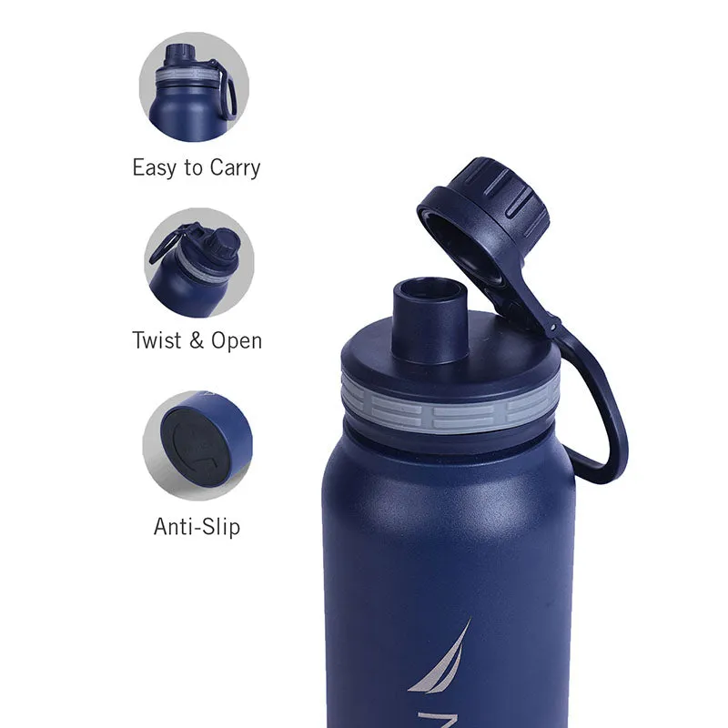 Nautica Hydra Meridian Insulated Stainless Steel Thermos (Dark Blue) - 750 mL media 4
