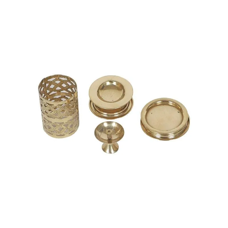 Brass Chimney Akand Diya media 5