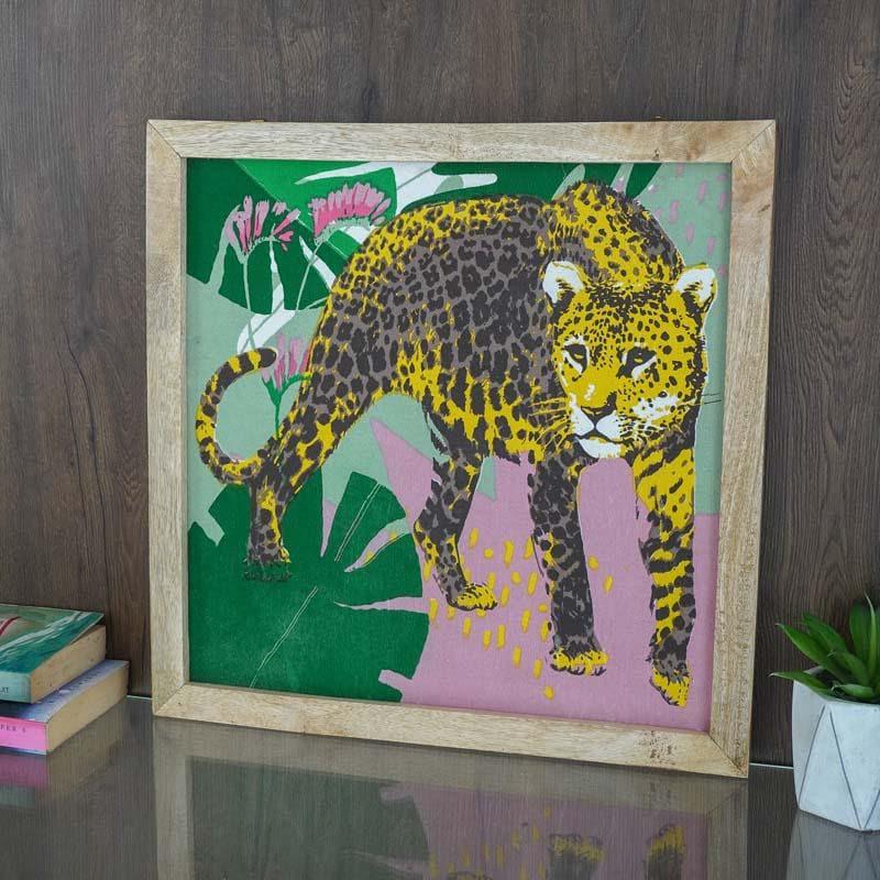 Tropical Cheetah Canvas Painting media 3