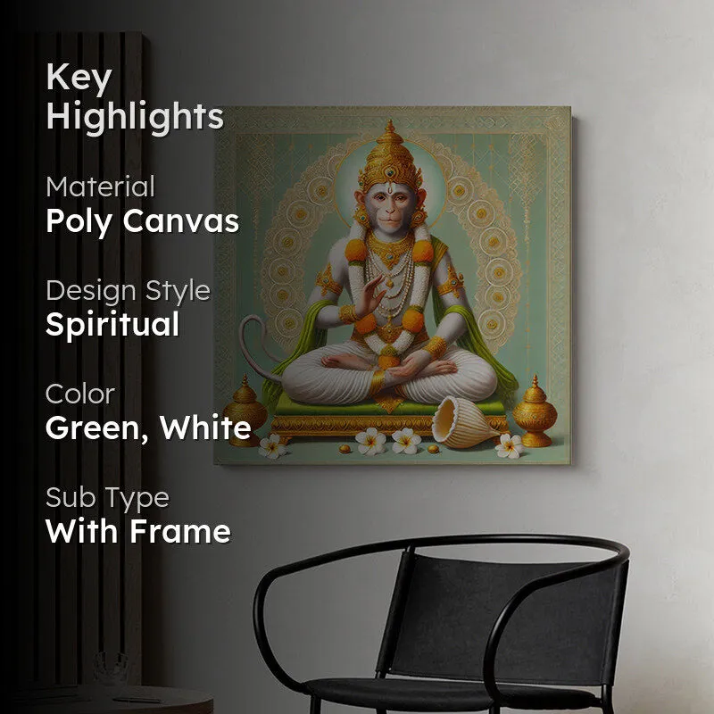Hanumanta Dyana Wall Painting media 2