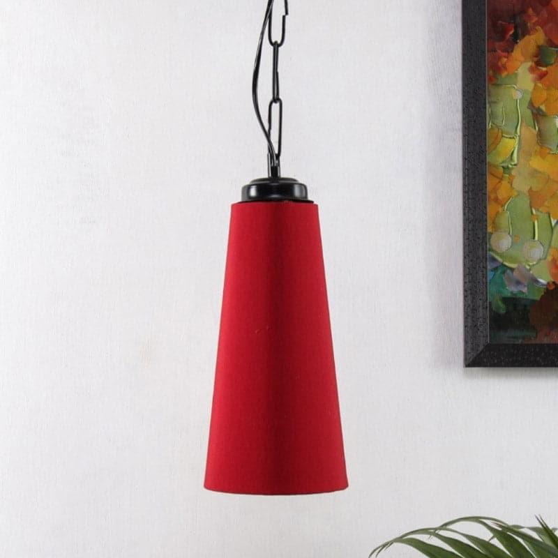 Nicia Fabric Ceiling Lamp - Red media 3