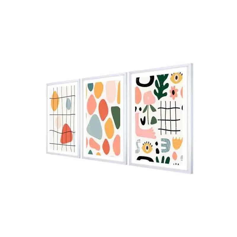 Bohemia Poly Canvas Wall Art - Set Of Three media 5