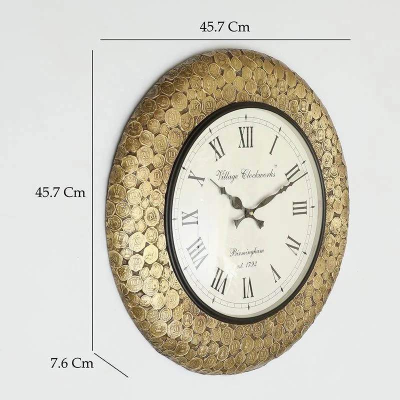Goldline Chrono Analog Wall Clock media 5