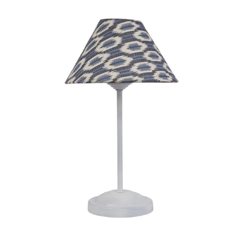 Lois Meisaa Fabric Table Lamp - Blue,White media 4