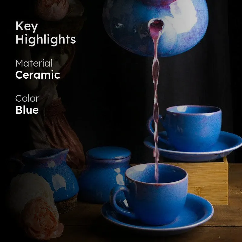 Periela Handmade Tea Set - Fifteen Piece Set media 2