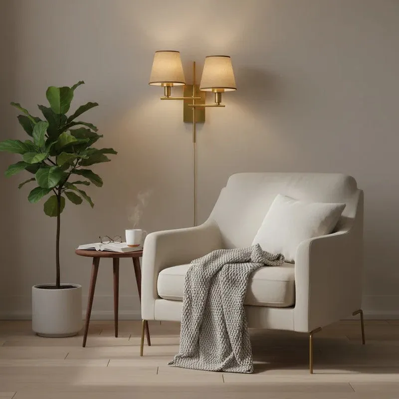 Amber Duet Metal Wall Lamp media 5