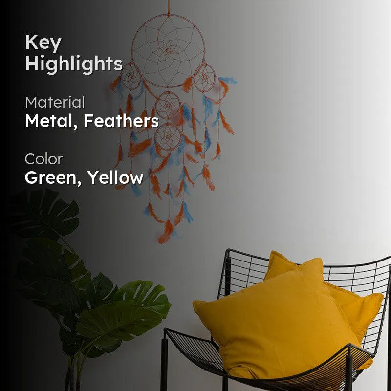 Zen Energy Dreamcatcher - Orange & Light Blue media 2