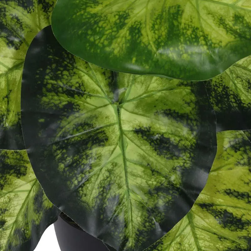 Faux Lush Aldo Monstera Plant With Black Plastic Pot - 1.8 Feet media 4