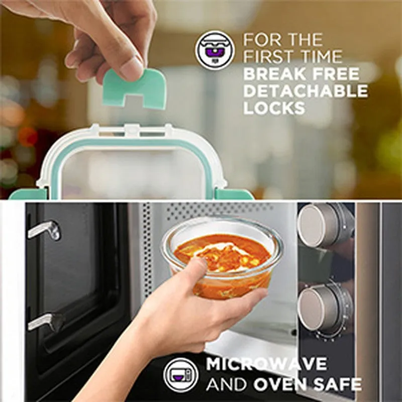 Tidbit Leak Proof Glass Lunch Box - 390 ML media 11