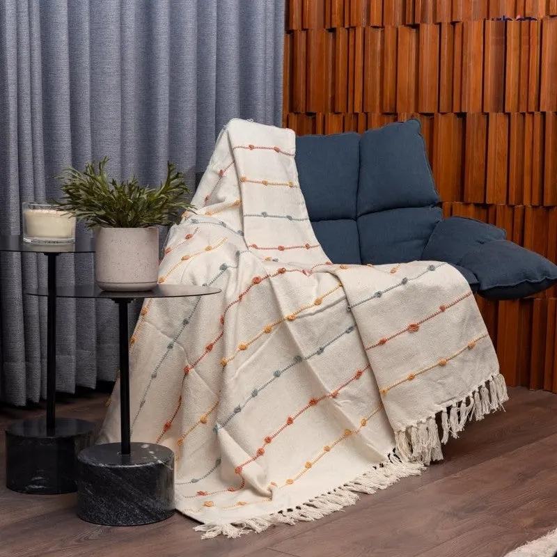 StripeLoom Cotton Throw media 3