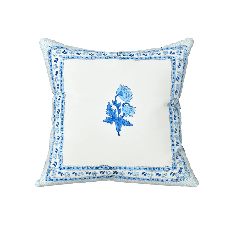 Parijat Pulse Jaipuri Block Print Cushion Cover - Set Of Two media 6