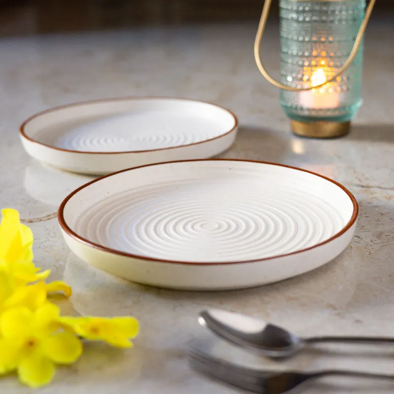 Ceraflor Ceramic Dinner Plate - Set Of Two - 4