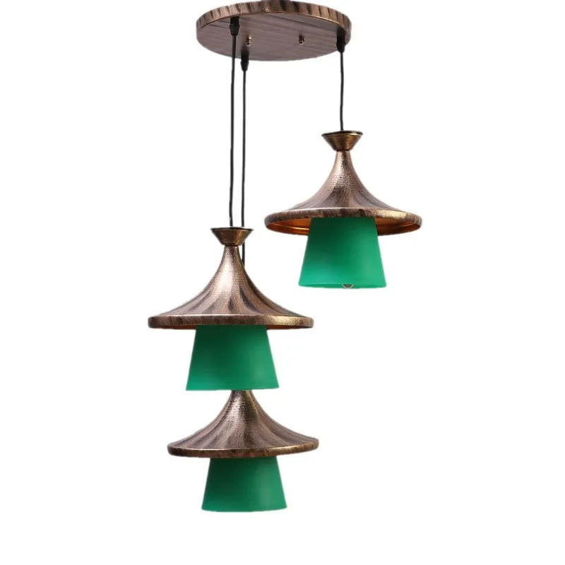 Green Glow PVC Ceiling Lamp media 3