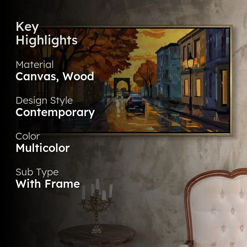 Luminance Canvas Wall Painting With Frame media 2