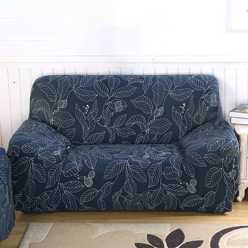 Blue Petals Sofa Cover media 3