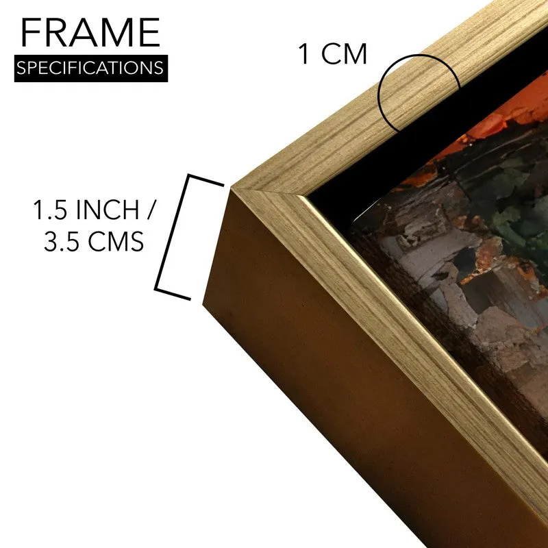 Painted Harbor Canvas Wall Painting With Frame media 6