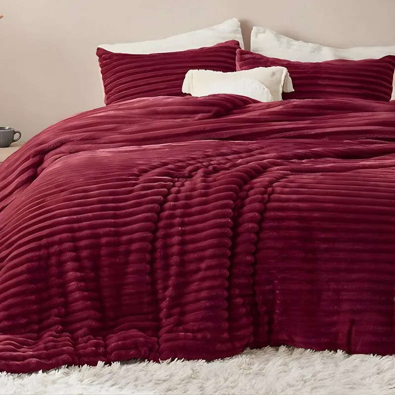 PureDrape Comfort (Maroon) Bedding Set - Four Piece Set media 3