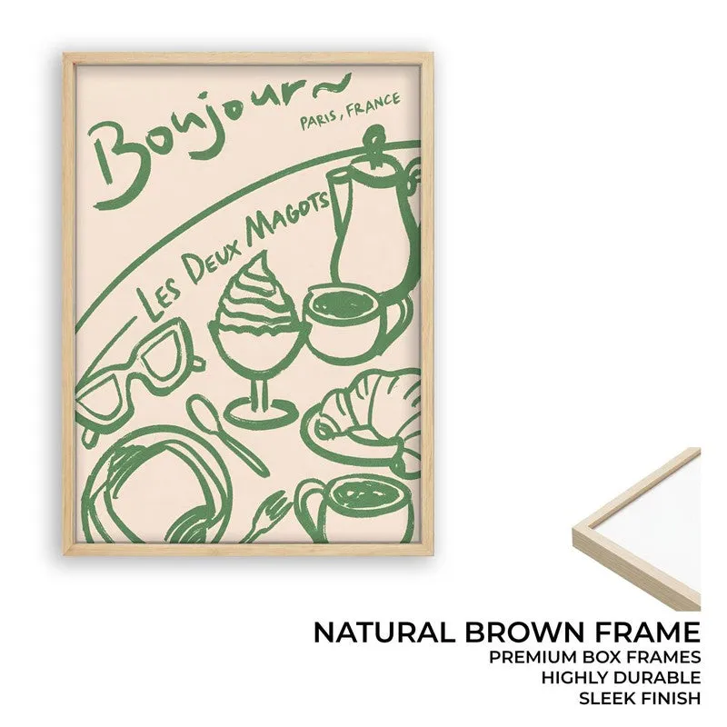 AbstraGreen Archival Canvas Wall Art - Brown media 9