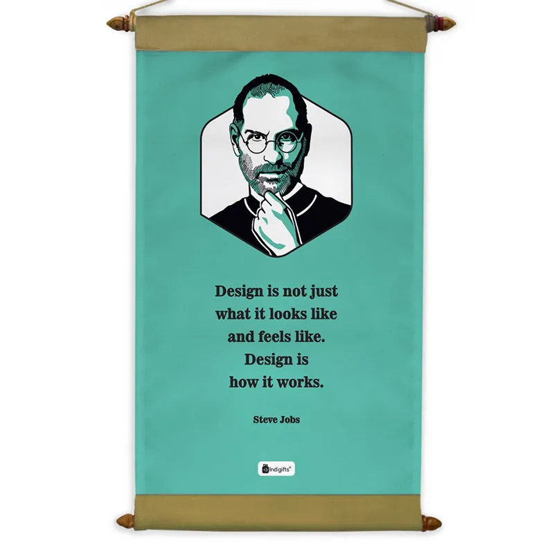 Steve Jobs Motivational Canvas Wall Accent media 5