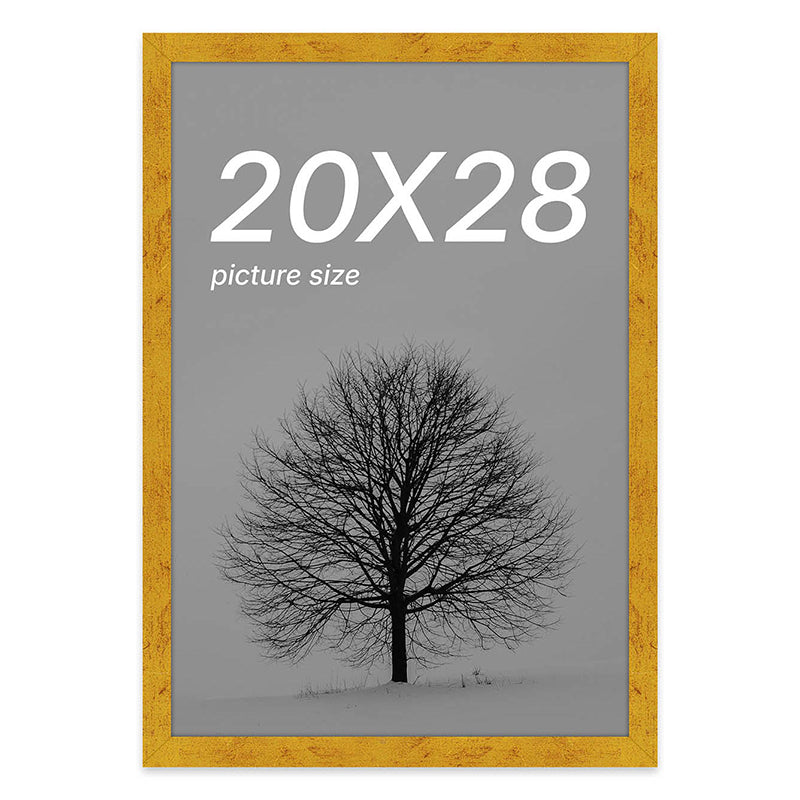 Tyce Wooden Photo Frame - Gold media 3
