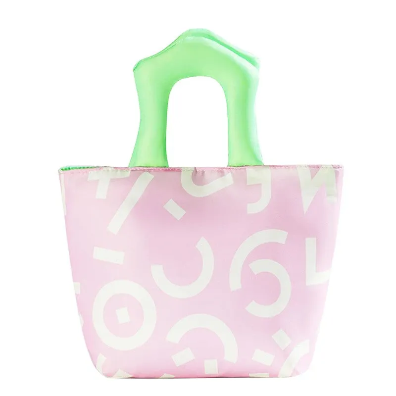 Aqua Art Lunch Bag - Pink media 3