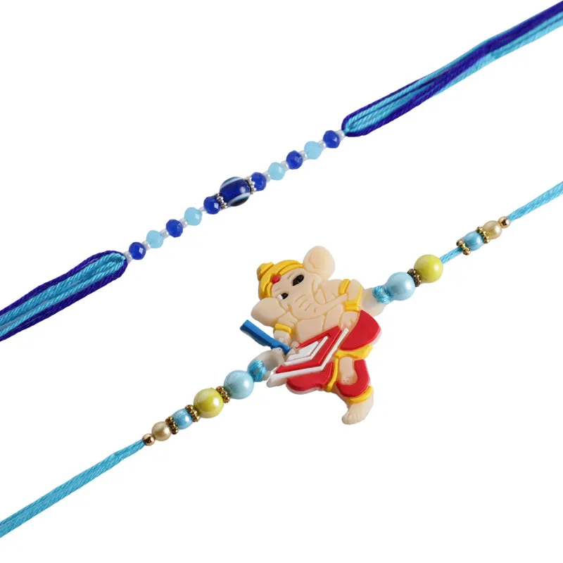 Balavinayaka Rakhi with Roli Chawal - Three Piece Set media 6
