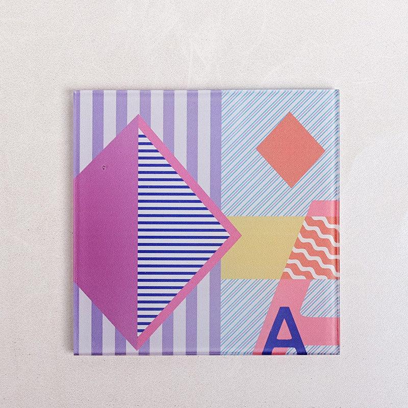 Royal Flush Glass Coaster (Pink) - Set Of Four media 6