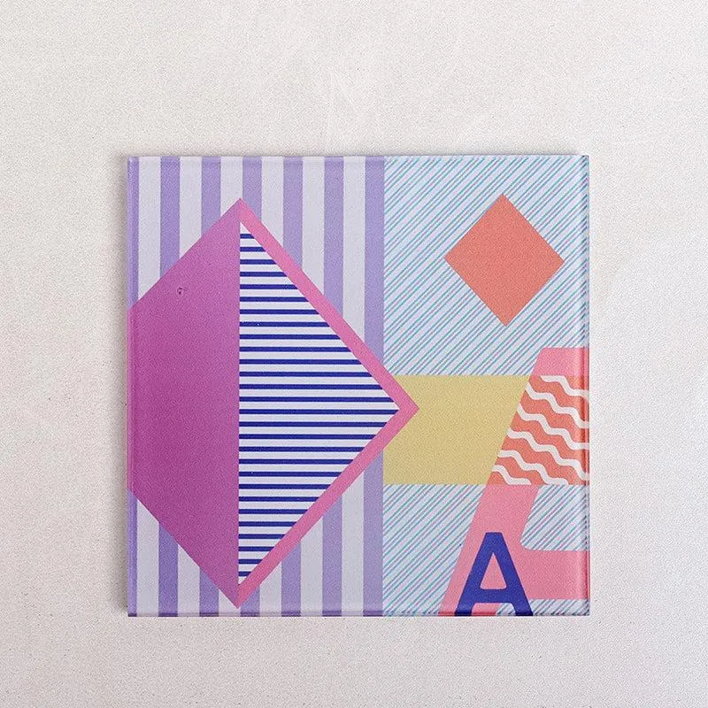 Royal Flush Glass Coaster (Pink) - Set Of Four media 6