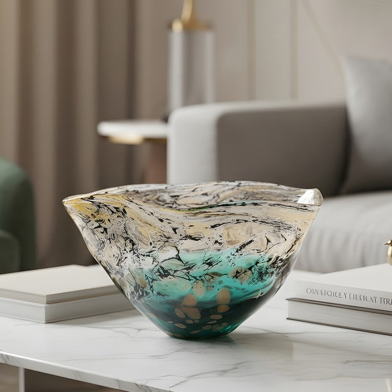 Olivara Glass Accent Bowl
