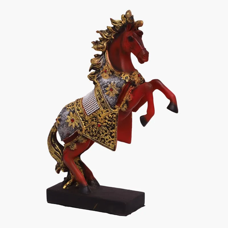 Majestic Rearing Horse Polyresin Showpiece (15 inches) media 3