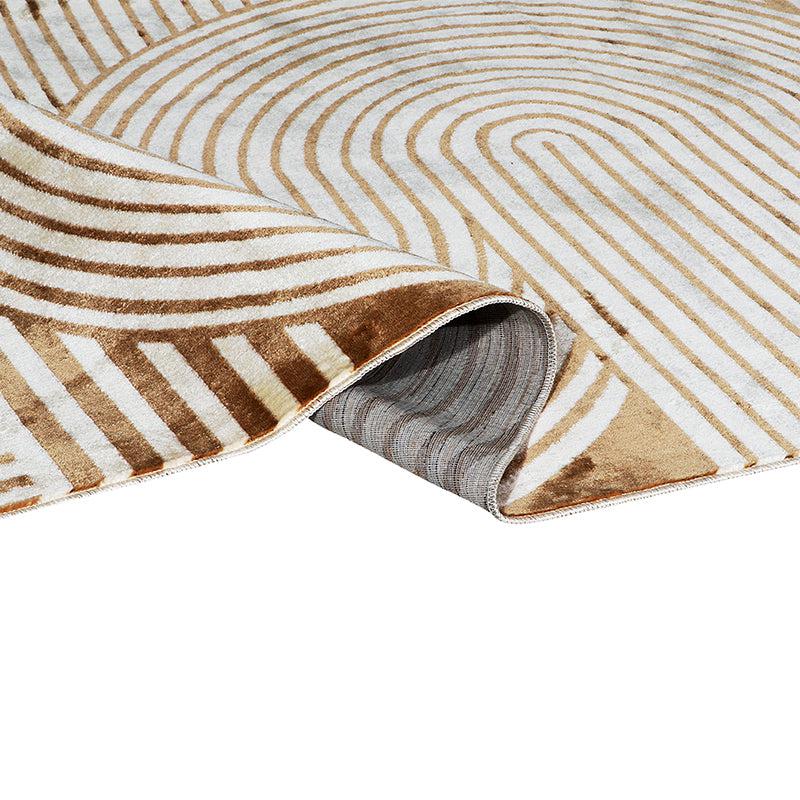 Icaria Non-Anti Skid Nylon Runner Rug - Beige media 4