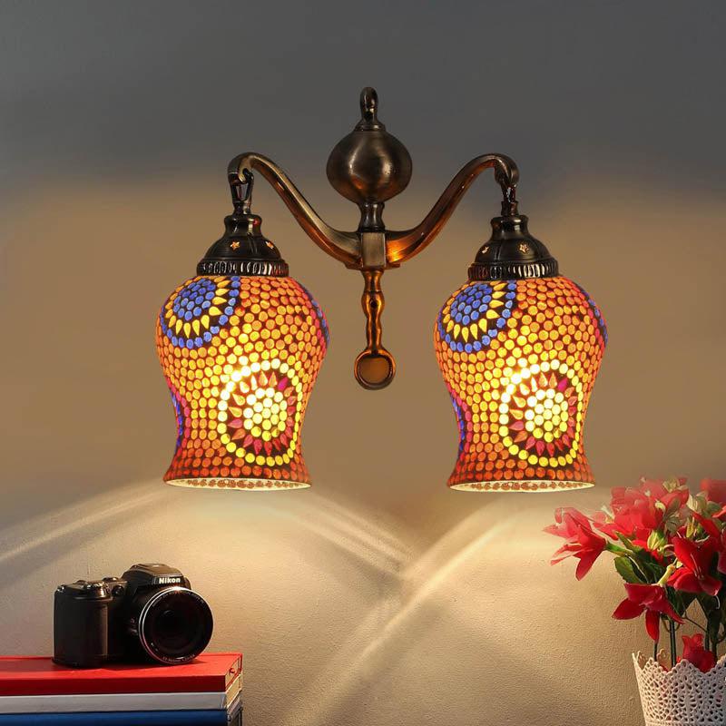 Varna Metal Mosaic Wall Lamp