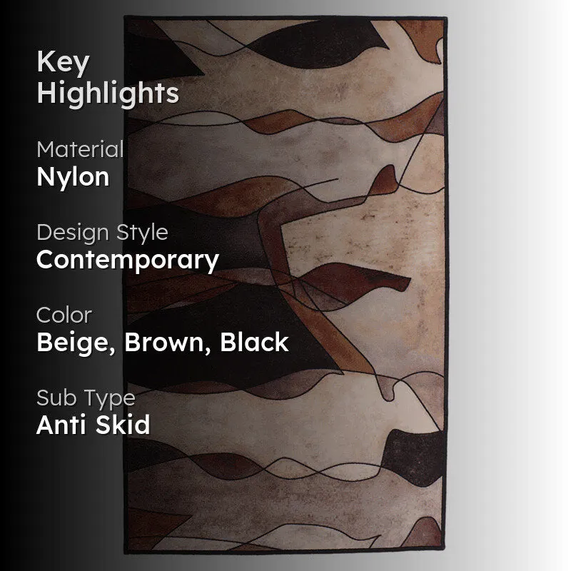 Earthy Abstracts Anti-Skid Carpet media 2