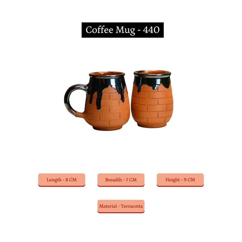 Earth Terracotta Coffee Mug (440 mL Each) - Set Of Two media 9