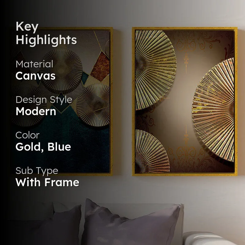 Gilded Luxury Wall Art - Set Of Two media 2