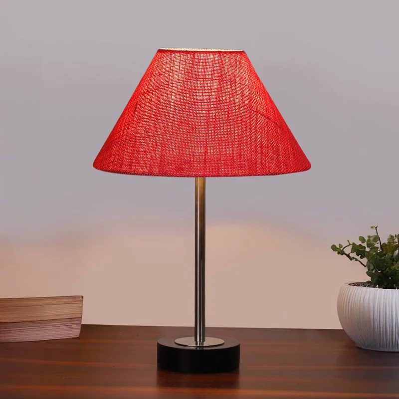 Sienna II Rodin Wooden Table Lamp - Pink,Silver,Black media 2