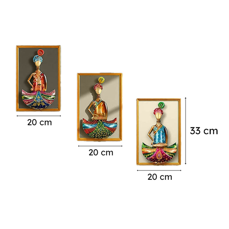 Bharatva Metal Wall Accent - Set Of Three media 7