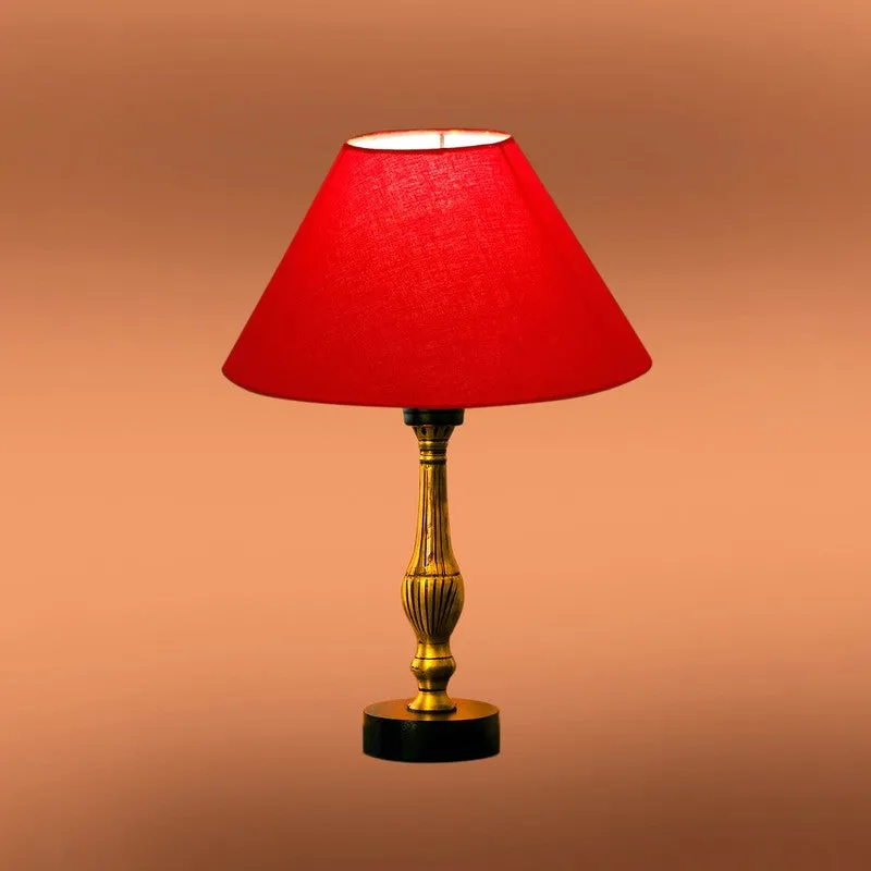 Aurelo Lumo Wooden Table Lamp - Red media 7