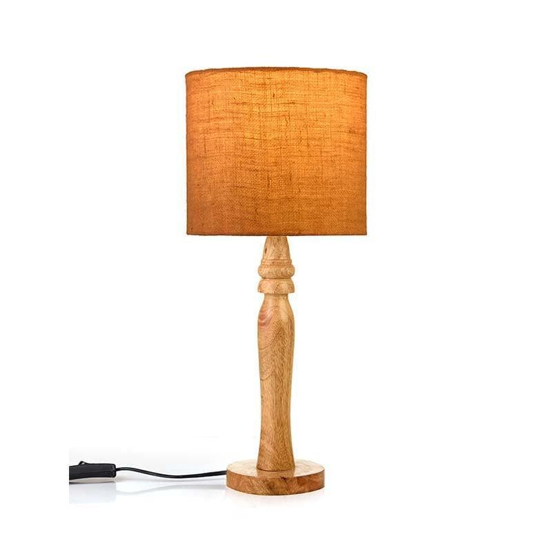 Vintage Dream Fabric Table Lamp - Brown media 5