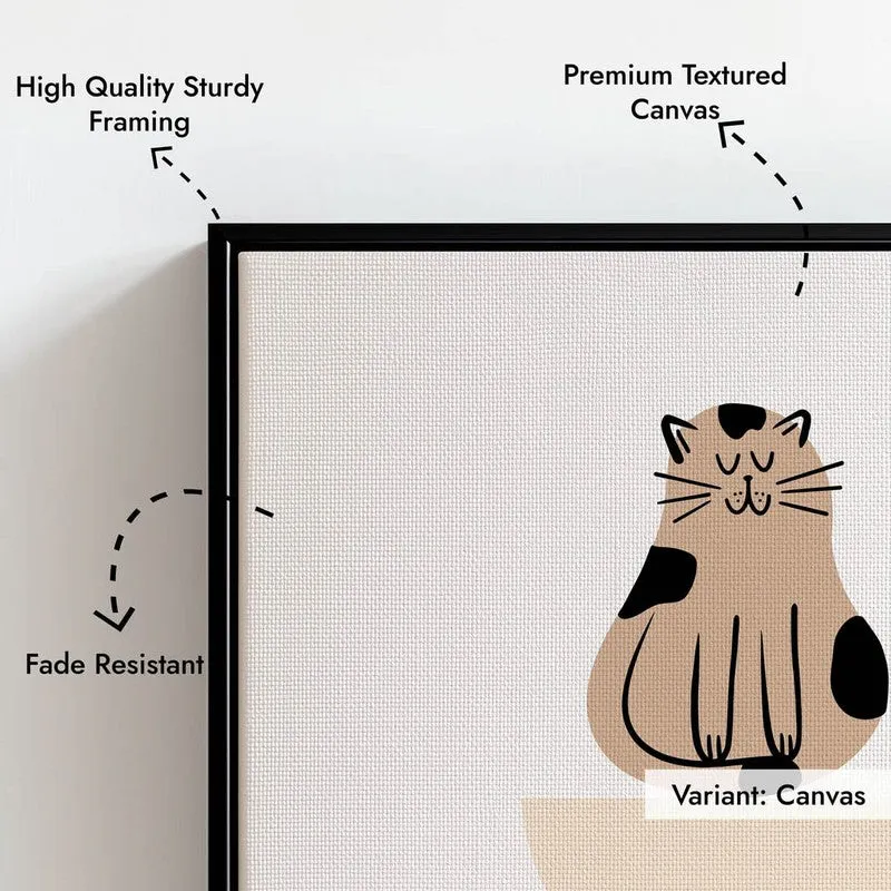 Whiskers Archival Canvas Wall Art - Black Frame media 7