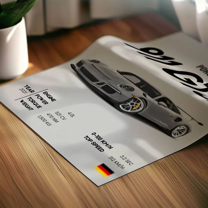 Porsche Precision Wall Poster media 4